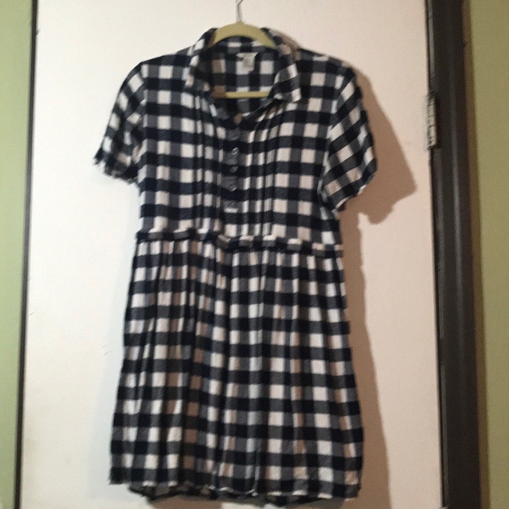 Flannel T-shirt blouse